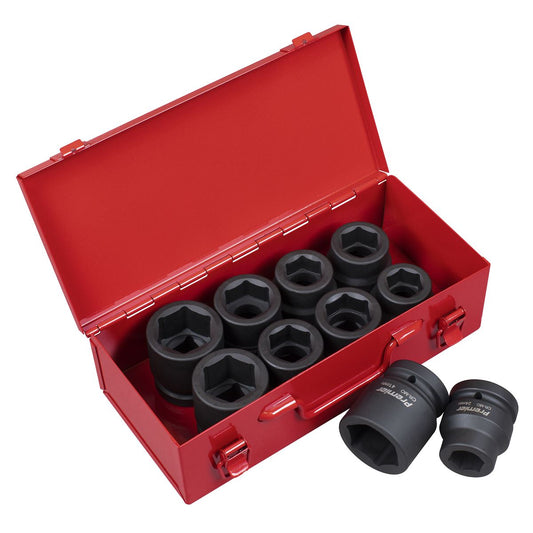 Sealey AK688 Impact Socket Set 10pc 1"Sq Drive Metric/Imperial Sealey