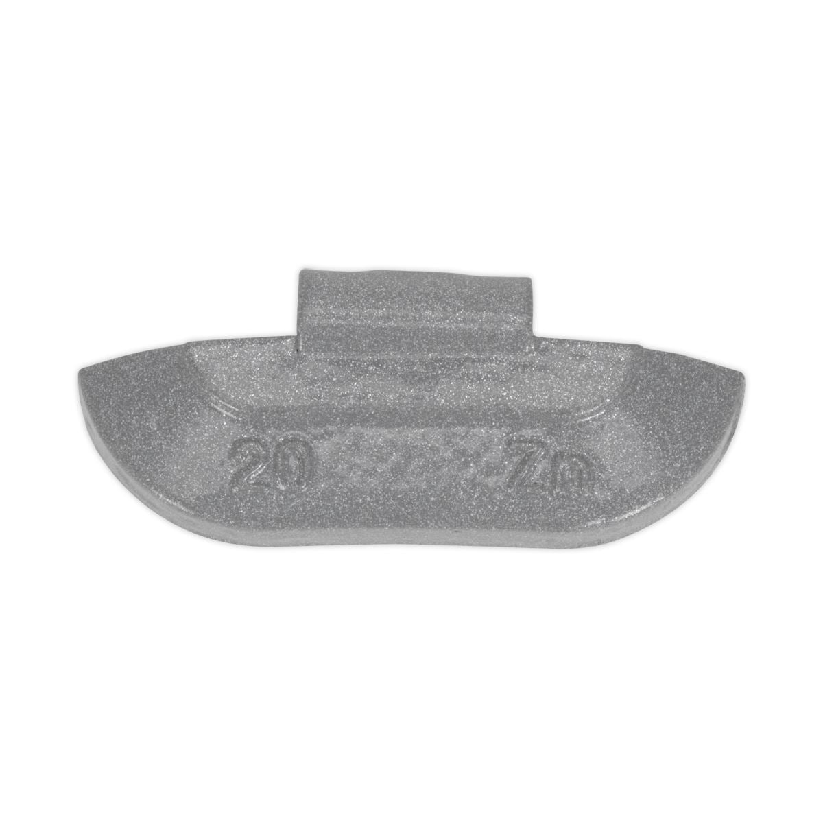 Sealey WWSH20 Wheel Weight 20g Hammer-On Zinc for Steel Wheels Pack of 100 Sealey