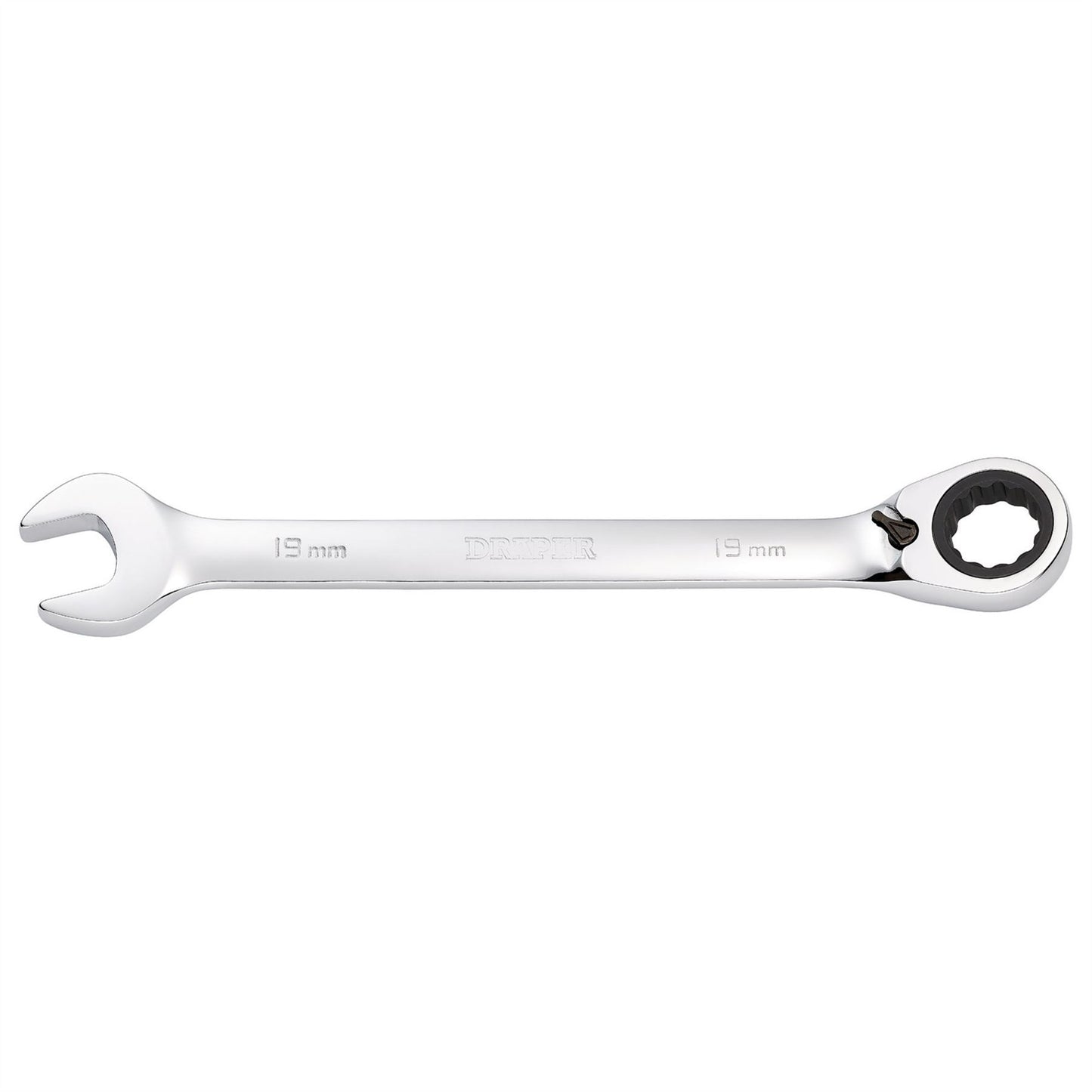 Draper 52008 HI-TORQ® Metric Reversible Ratcheting Combination Spanner 19mm Draper