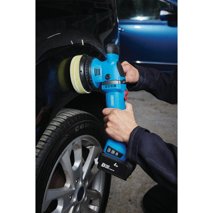 Draper 58318 D20 20V Brushless Random Orbit Polisher 125mm Sold Bare Draper