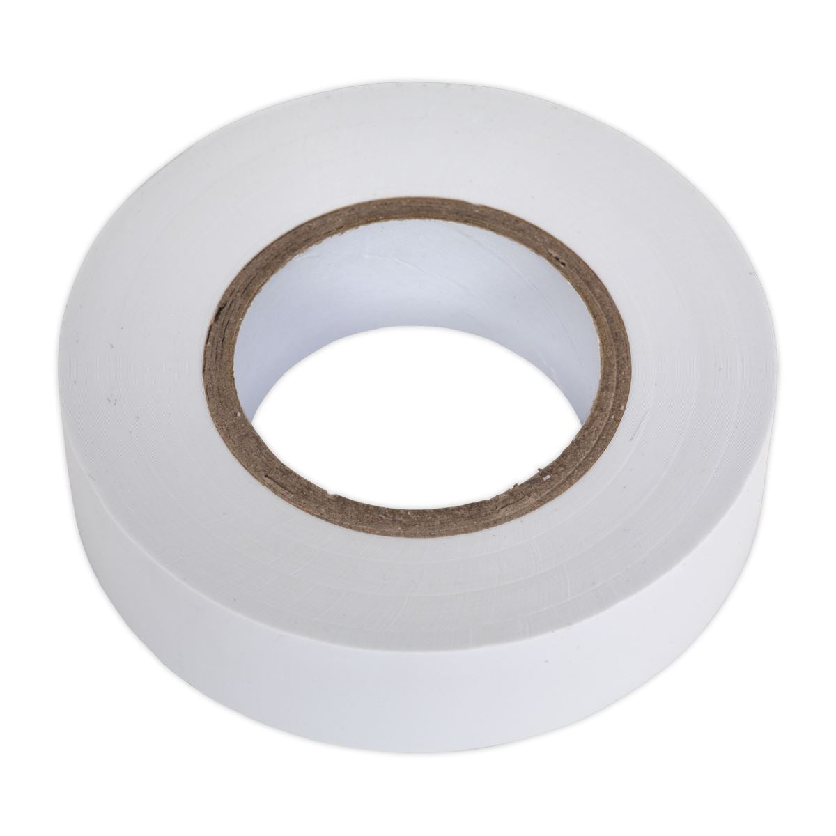 Sealey ITWHT10 PVC Insulating Tape 19mm x 20m White Pack of 10 Sealey