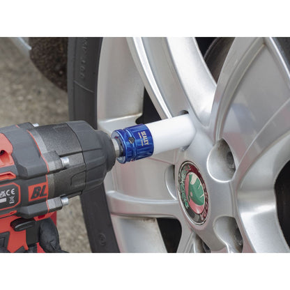 Sealey SX031 Alloy Wheel Impact Socket Set 3pc 1/2"Sq Drive Sealey