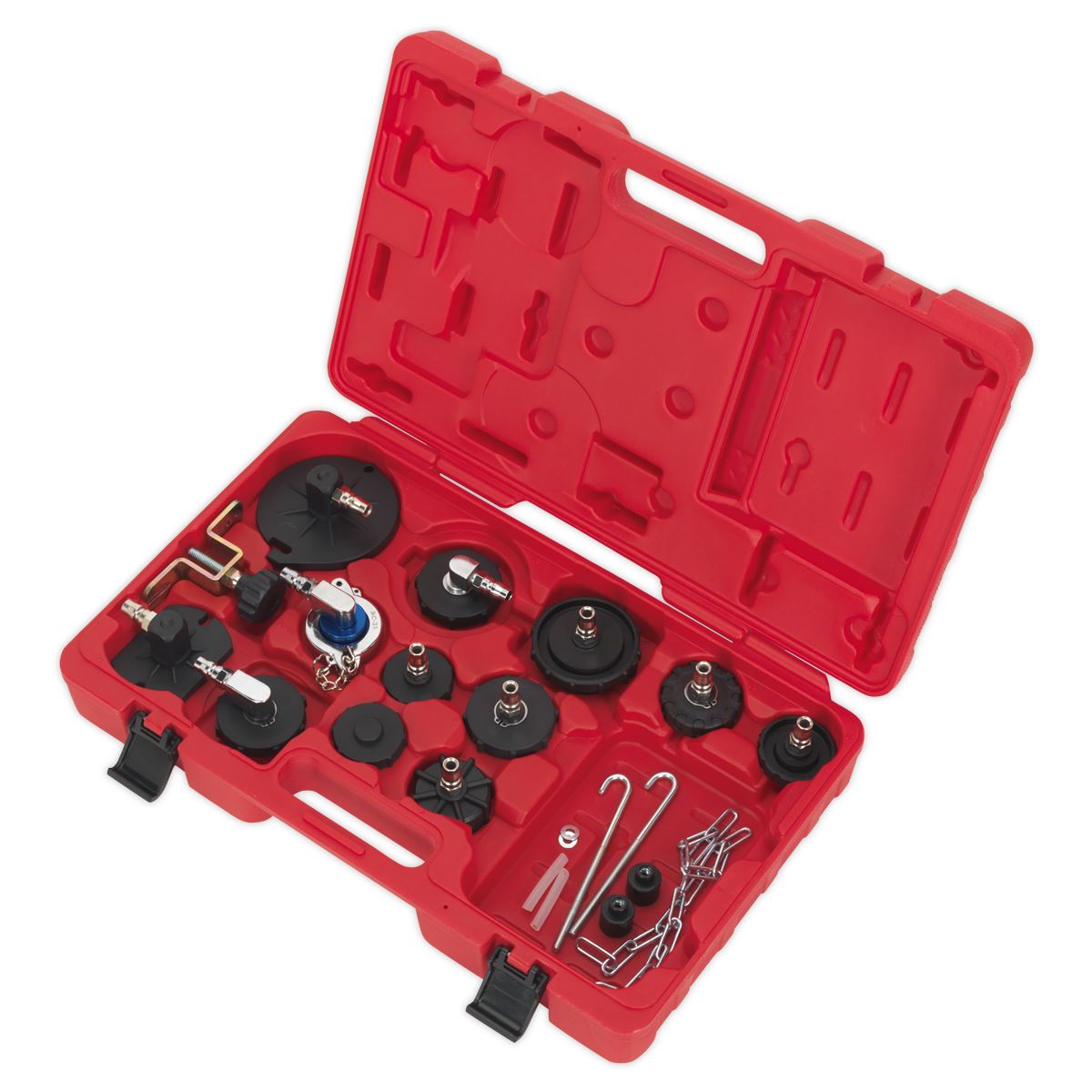 Sealey VS0204B Brake & Clutch Bleeder Cap Set Sealey