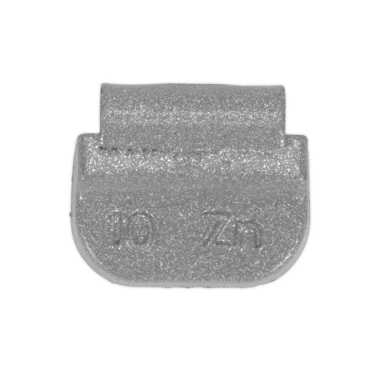 Sealey WWSH10 Wheel Weight 10g Hammer-On Zinc for Steel Wheels Pack of 100 Sealey