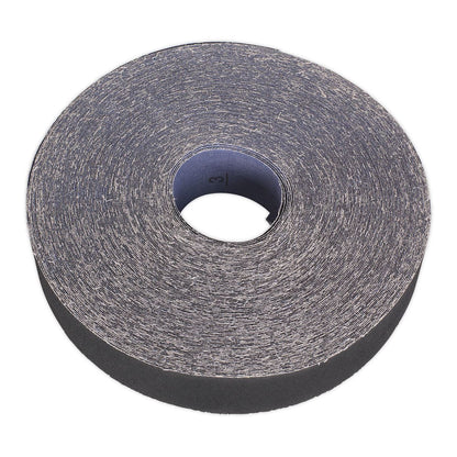 Sealey ER255080 Emery Roll Blue Twill 25mm x 50m 80Grit Sealey