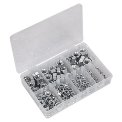 Sealey AB046SN Steel Nut Assortment 255pc M4-M16 Metric Sealey