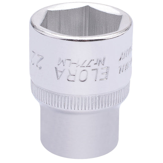 Elora 15311 Hexagon Socket 1/2" Sq. Dr. 22mm Elora