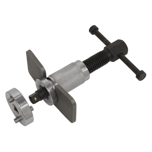 Sealey VS0247 Brake Piston Wind-Back Tool with Double Adaptor Left-Handed Sealey