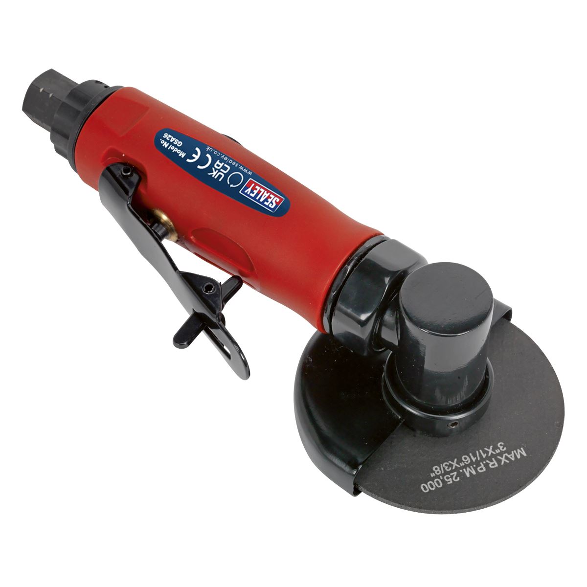 Sealey GSA26 Air Cut-Off Tool Ø75mm Straight Sealey