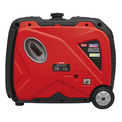 Sealey G3500I 3500W Inverter Generator 230V - 4-Stroke Engine Sealey