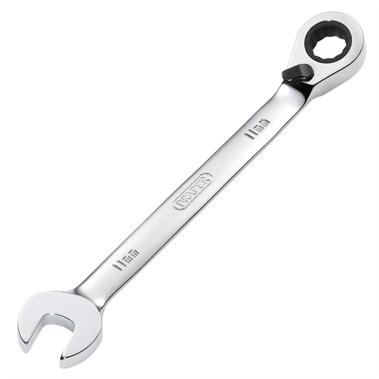 Draper 51977 HI-TORQ® Metric Reversible Ratcheting Combination Spanner 11mm Draper