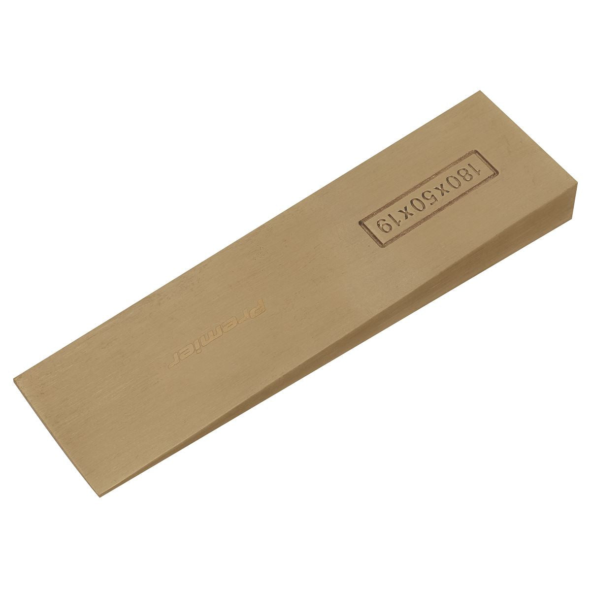 Sealey NS121 Wedge 180 x 50 x 19mm - Non-Sparking Sealey
