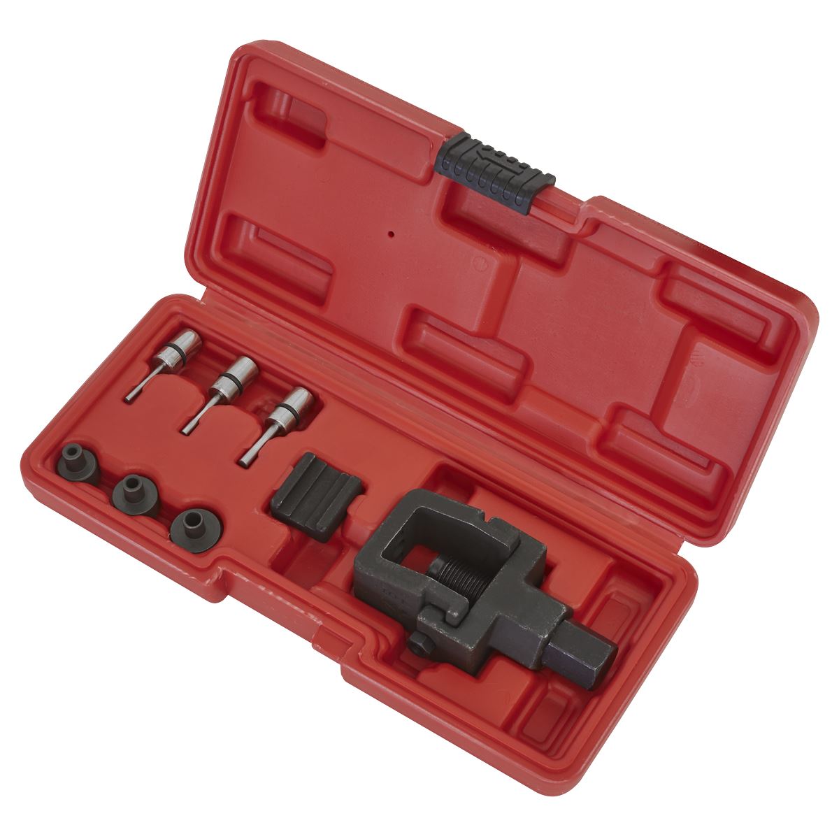 Sealey SMC4 Heavy-Duty Motorcycle Chain Splitter & Riveting Tool Set Sealey