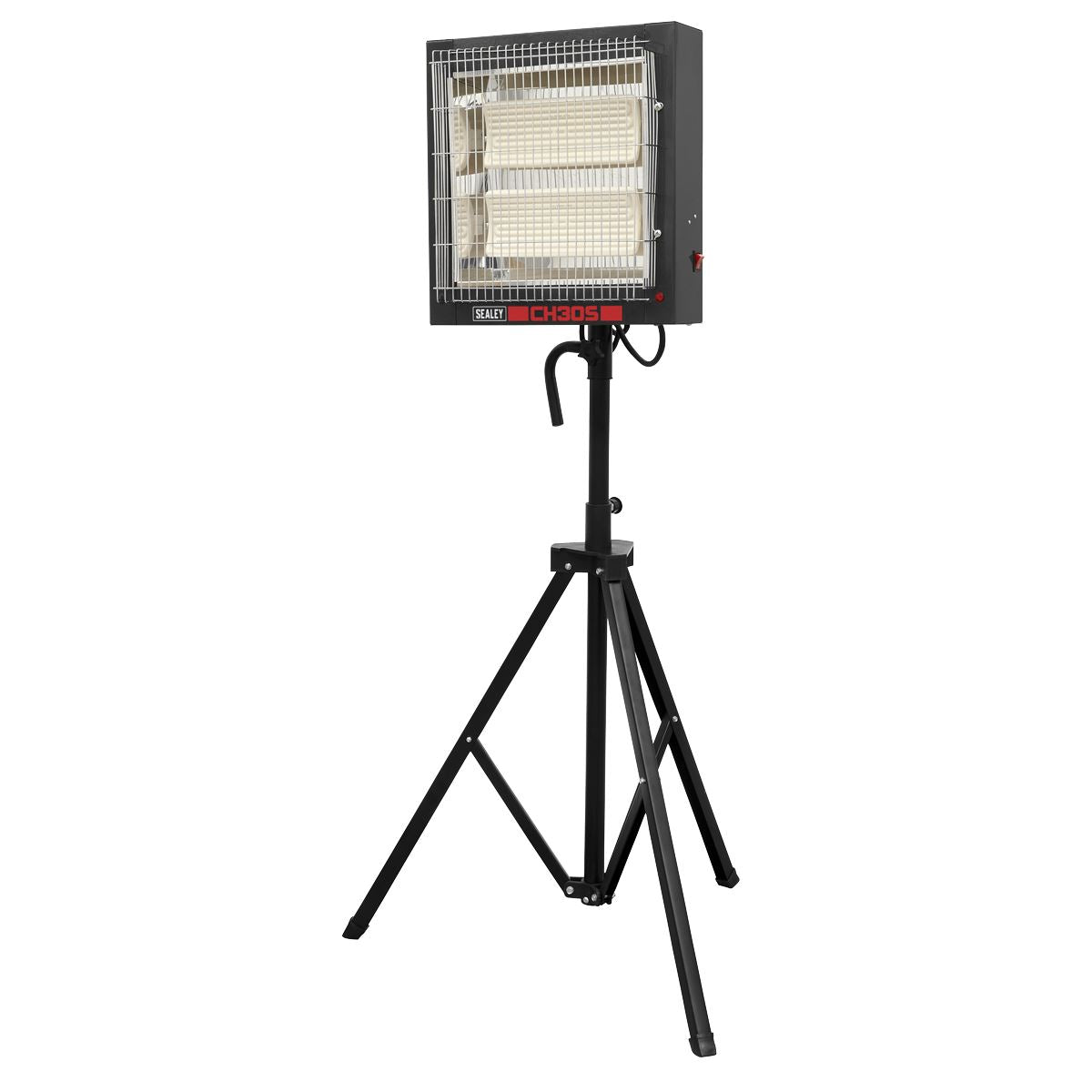 Sealey CH30S Ceramic Heater with Tripod Stand 1.4/2.8kW 230V Sealey