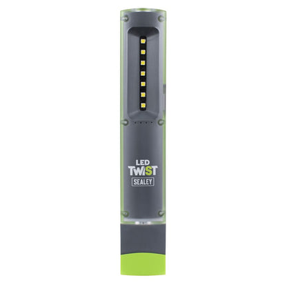 Sealey LED401G LED Twist Rechargeable Inspection Light 2W & 1W SMD LED Sealey