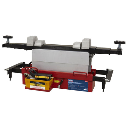 Sealey SJBEX200A Air Jacking Beam 2 Tonne with Arm Extenders & Flat Roller Supports Sealey