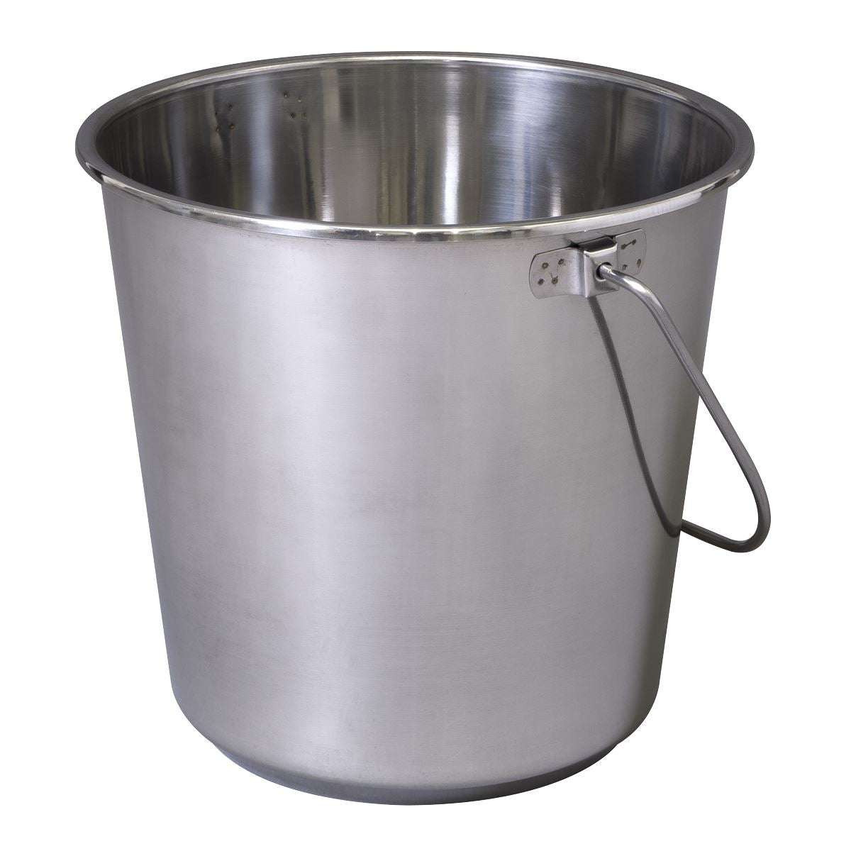Sealey BM8L Mop Bucket 12L - Stainless Steel Sealey