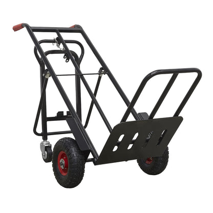 Sealey CST989HD Heavy-Duty 3-in-1 Sack Truck with PU Tyres 300kg Capacity Sealey