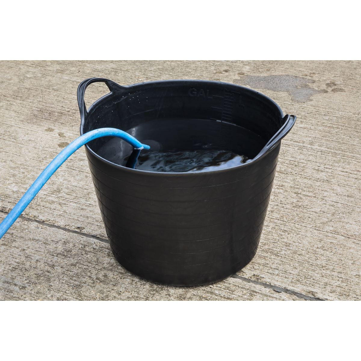 Sealey SFT40 Heavy-Duty Flexi Tub 40L - Black Sealey