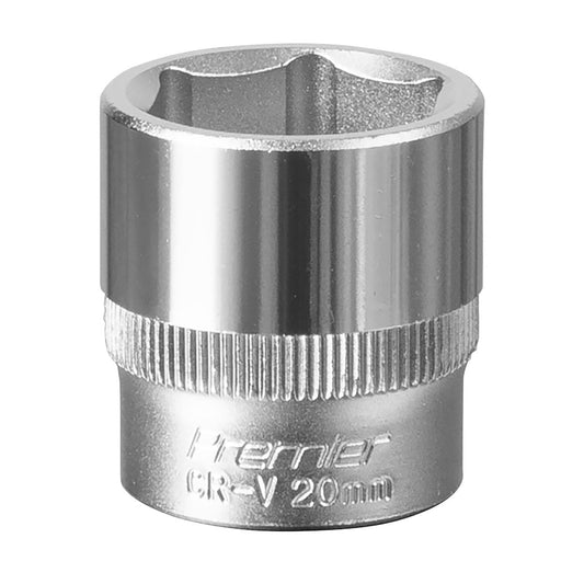 Sealey S3820 WallDrive® Socket 20mm 3/8"Sq Drive Sealey