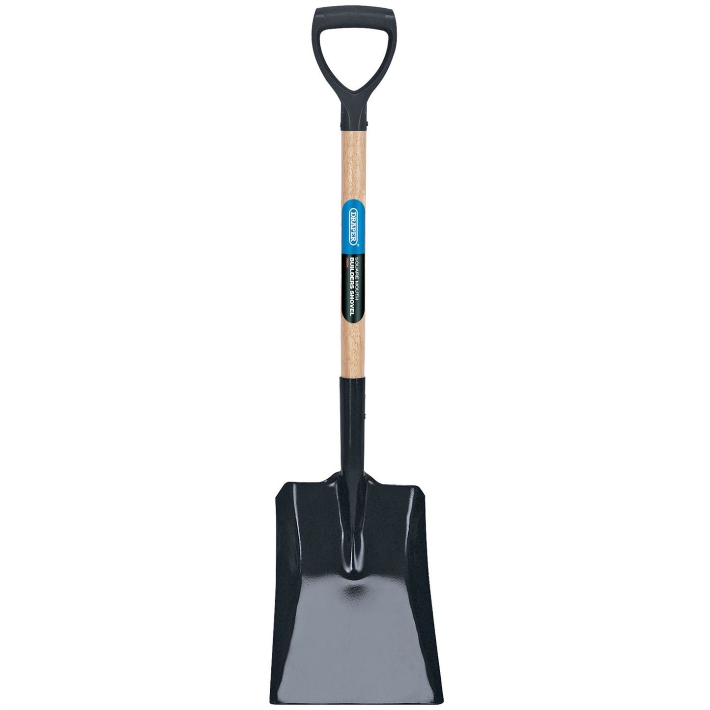 Draper 10904 Carbon Steel Square Mouth Builders Shovel with Hardwood Shaft Draper