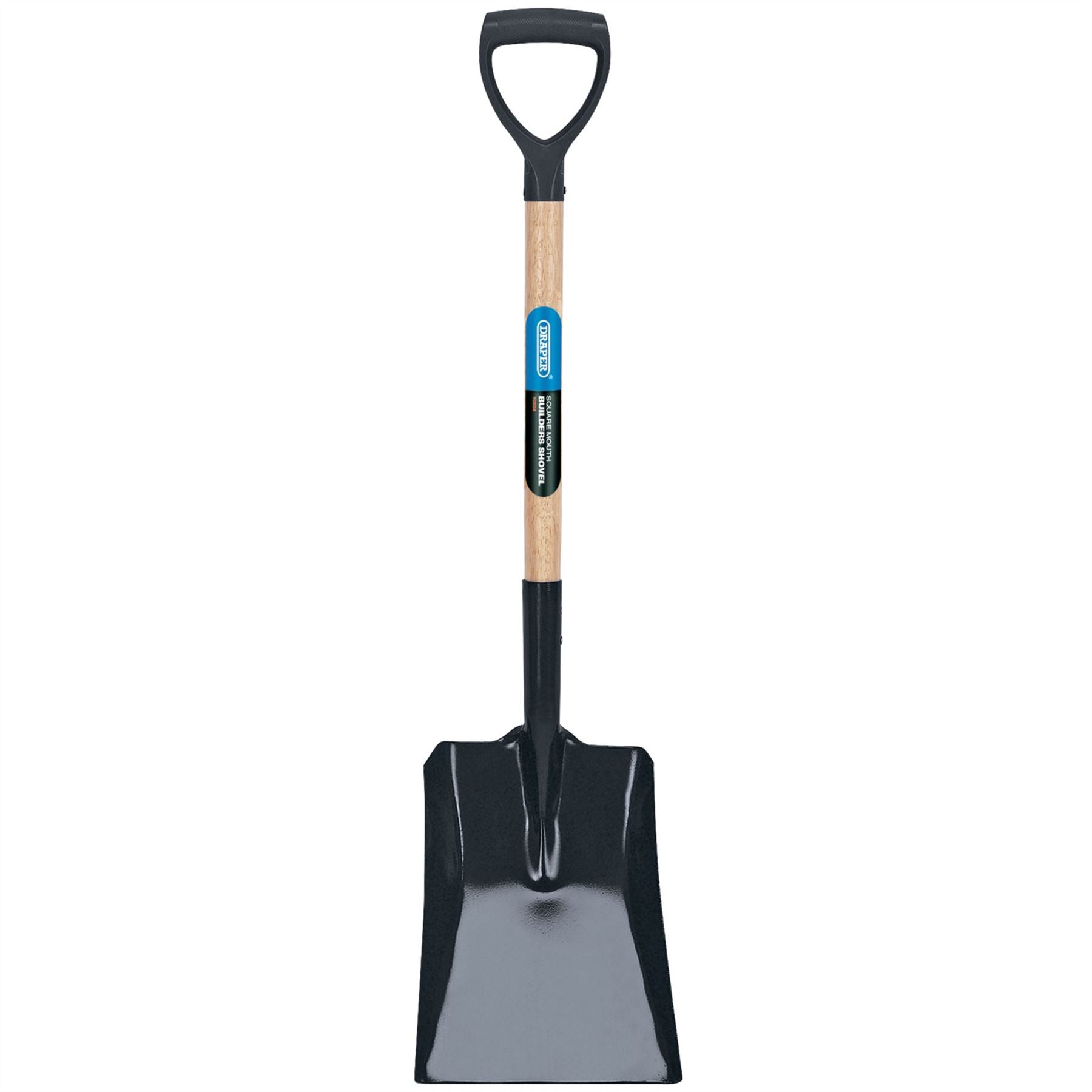 Draper 10904 Carbon Steel Square Mouth Builders Shovel with Hardwood Shaft Draper