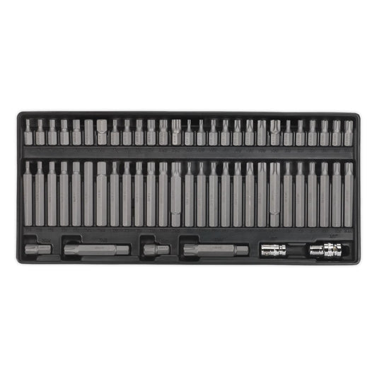 Sealey TBT11 Tool Tray with Security TRX-Star*/Hex/Ribe/Spline Bit Set 60pc Sealey