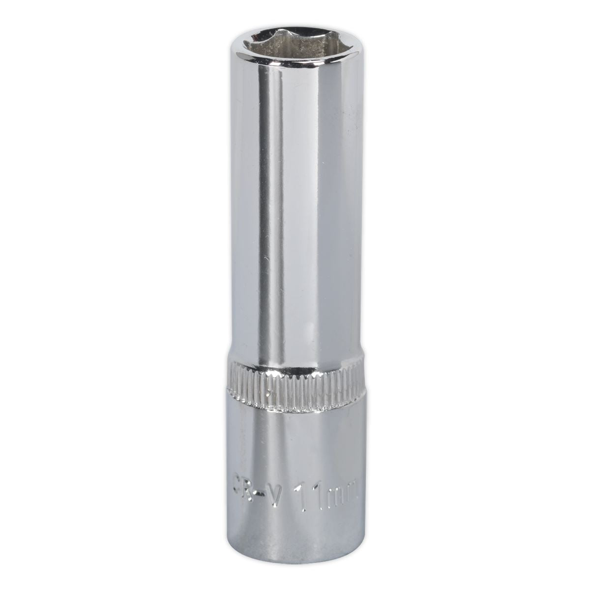 Sealey SP3811D WallDrive® Socket 11mm Deep 3/8"Sq Drive Fully Polished Sealey