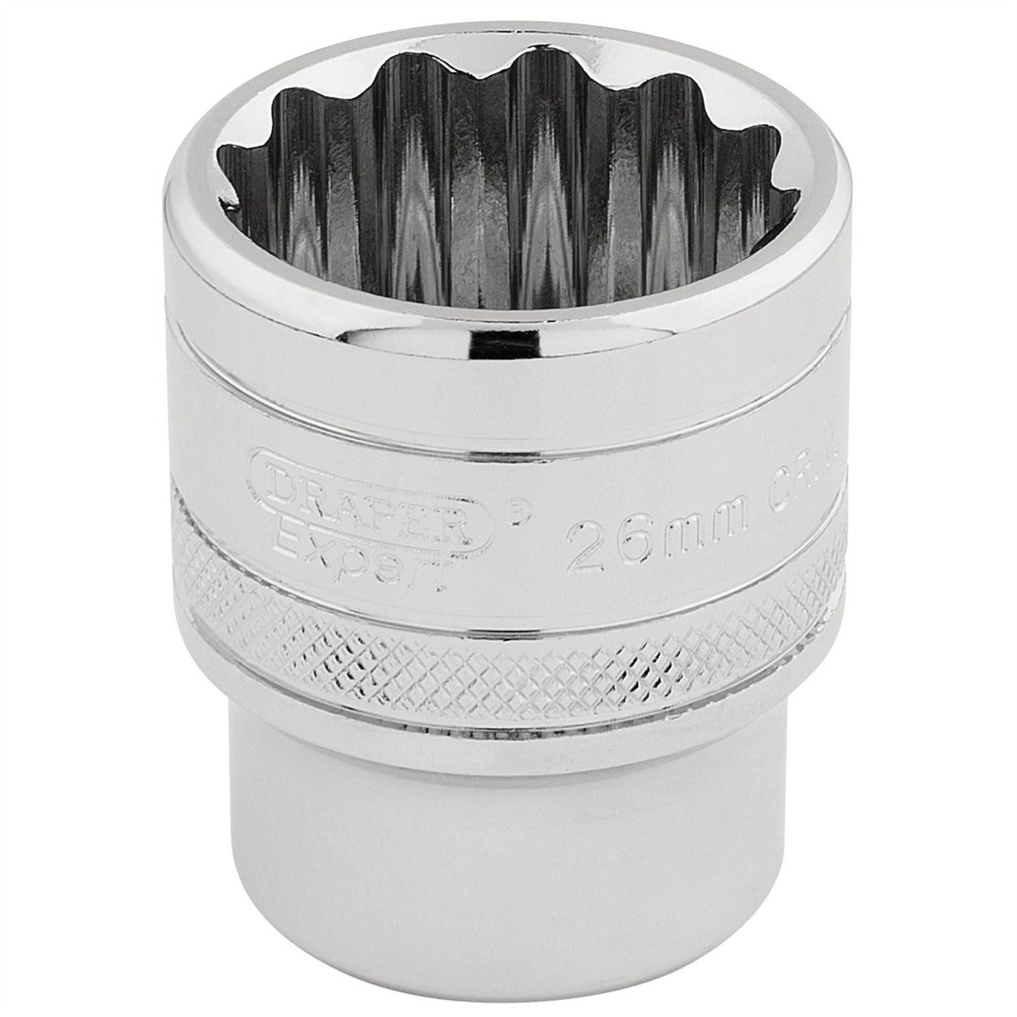 Draper 33441 HI-TORQ® 12 Point Socket 1/2" Sq. Dr. 26mm Draper