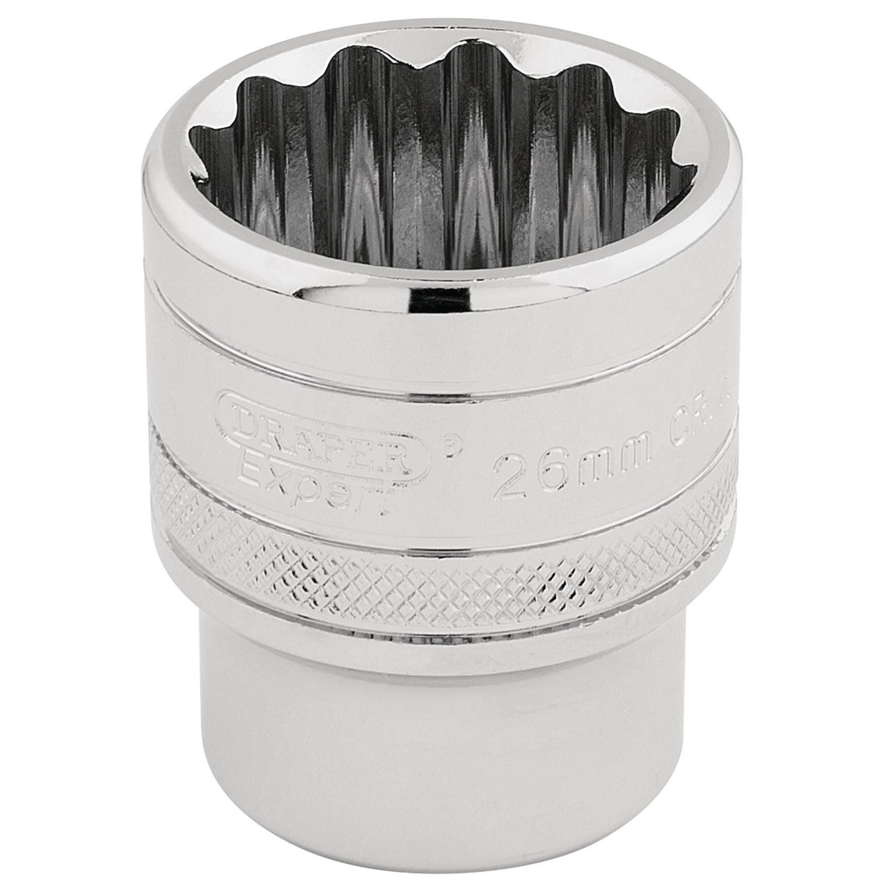 Draper 33441 HI-TORQ® 12 Point Socket 1/2" Sq. Dr. 26mm Draper