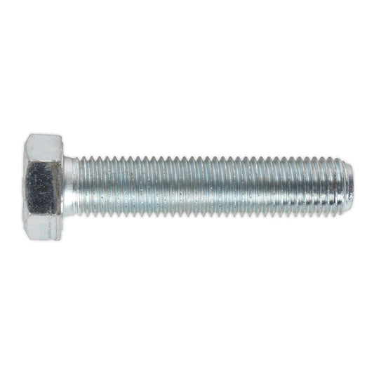 Sealey SS1675 HT Setscrew M16 x 75mm 8.8 Zinc Pack of 10 Sealey