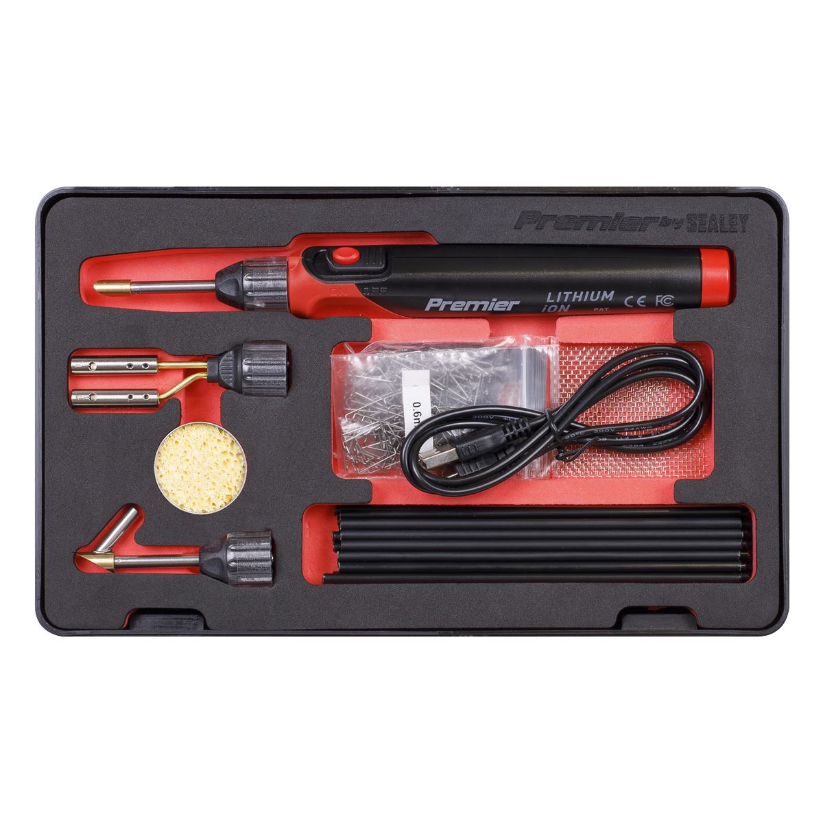 Sealey SDL14 Lithium-ion Rechargeable Plastic Welding Repair Kit 30W Sealey