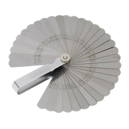 Sealey VS512 Feeler Gauge 35 Blade - Dual Marked Sealey