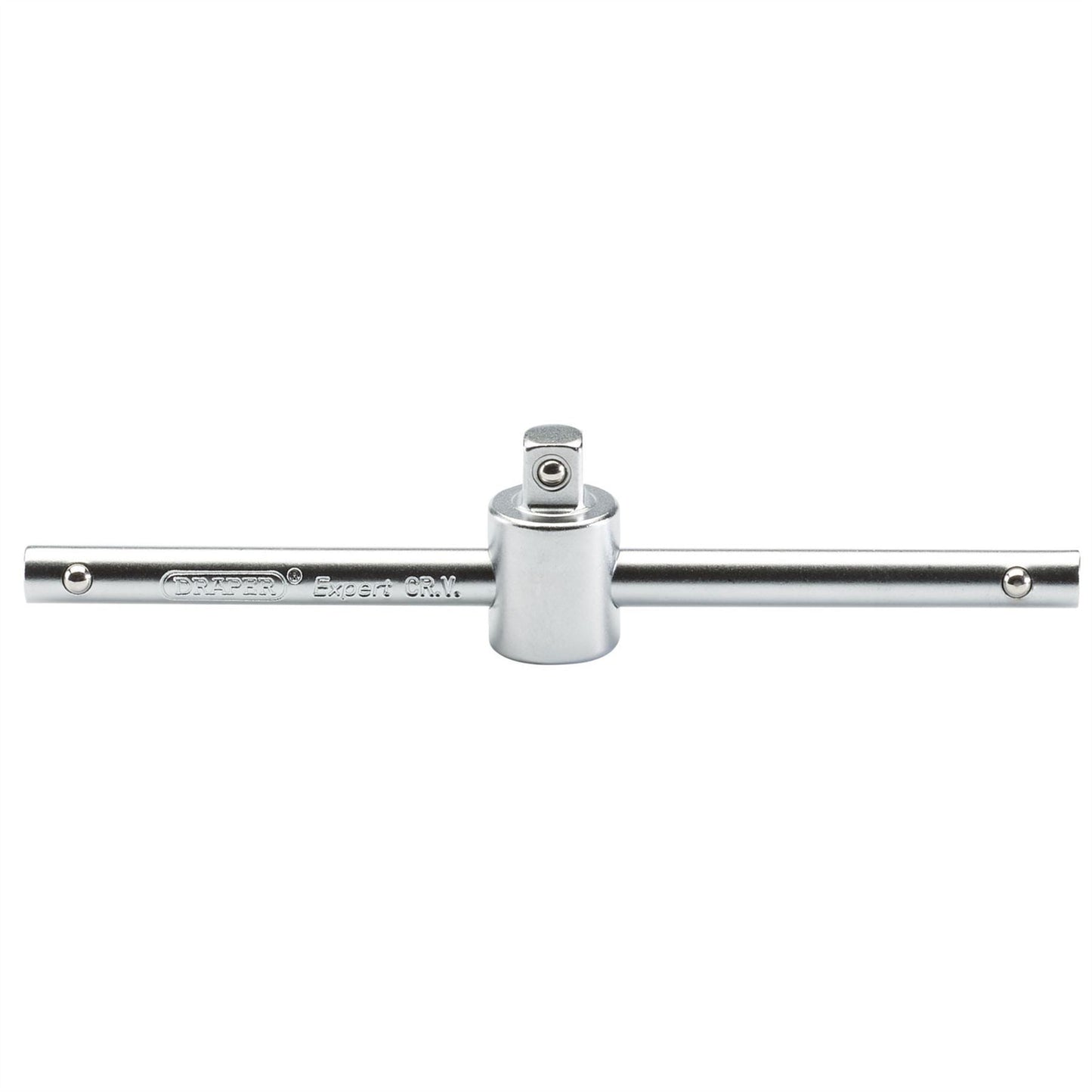 Draper 16786 Satin Chrome Sliding T Bar 1/4" Sq. Dr. Draper