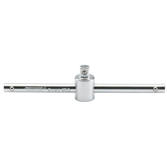 Draper 16786 Satin Chrome Sliding T Bar 1/4" Sq. Dr. Draper