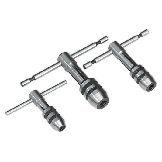 Sealey AK9799 T-Handle Tap Wrench Set 3pc Sealey