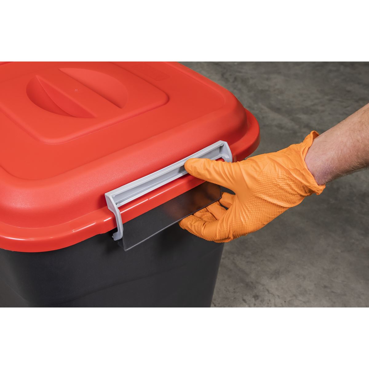 Sealey BM95R Refuse/Storage Bin 95L - Red Sealey