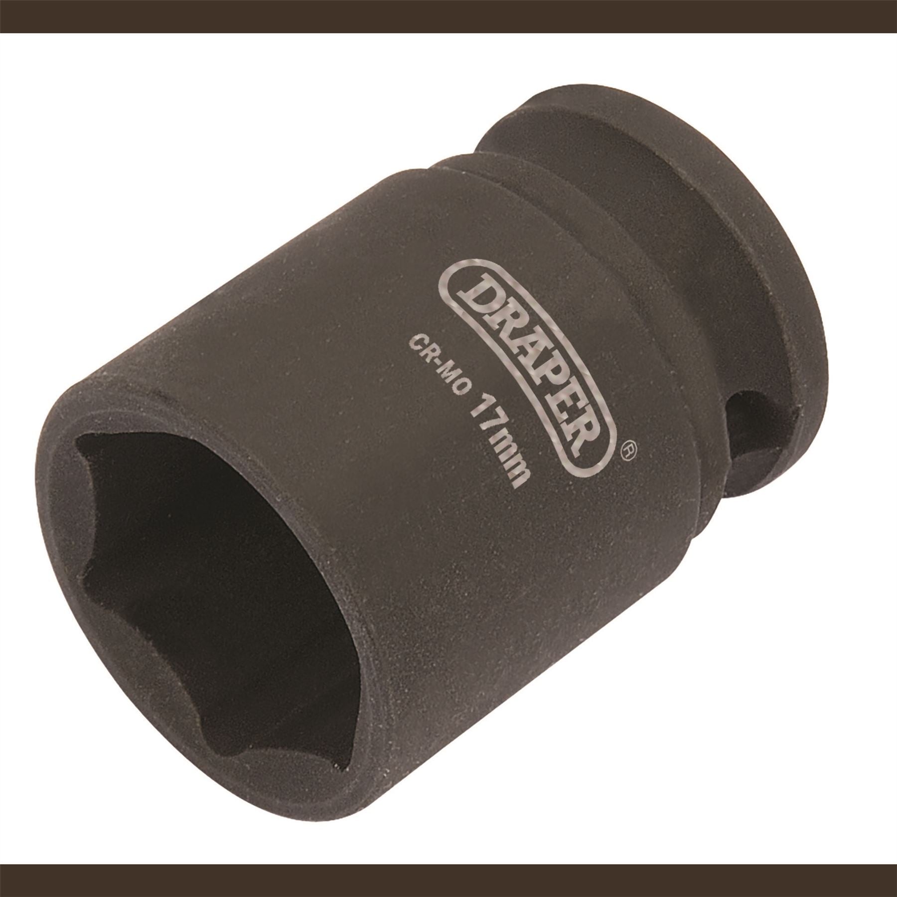 Draper 06877 Expert HI-TORQ® 6 Point Impact Socket 3/8" Sq. Dr. 17mm Draper