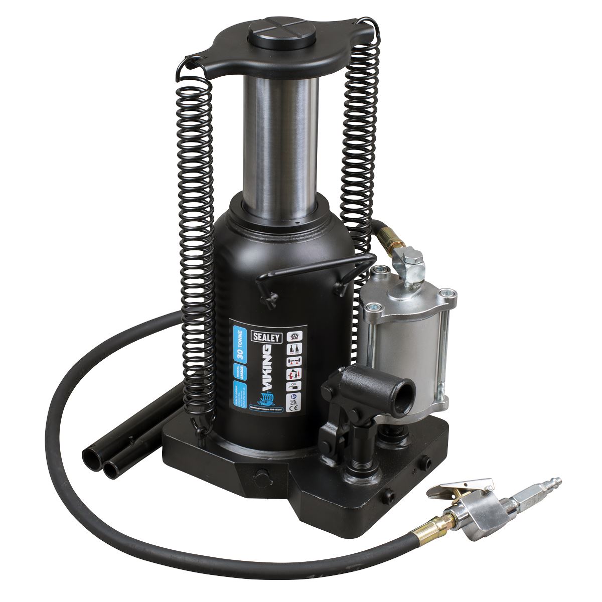 Sealey AM30S Viking Manual/Air Hydraulic Bottle Jack 30 Tonne Sealey