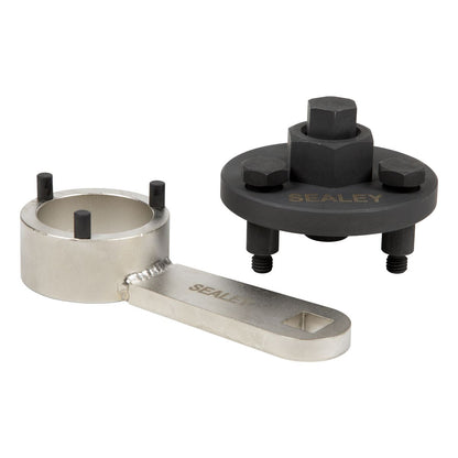 Sealey VSE5952 Diesel Engine Camshaft Sprocket Hub Remover/Installer Set - VAG - Belt Drive Sealey