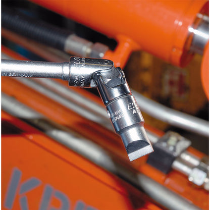 Elora 00260 Plain Slot Screwdriver Socket 3/8" Sq. Dr. 3mm Elora