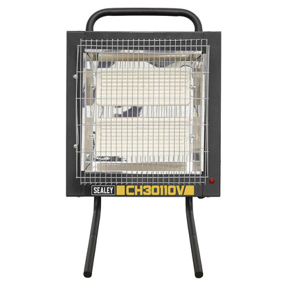 Sealey CH30110V Ceramic Heater 1.2/2.4kW - 110V Sealey