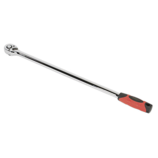Sealey AK6695 Ratchet Wrench Extra-Long 600mm 1/2"Sq Drive Sealey