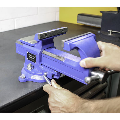 Sealey QAVE125 Vice 125mm Quick Action Swivel Base SG Iron Sealey