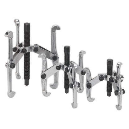 Sealey VS77 Triple Leg Gear Reversible Puller Set 3pc Sealey