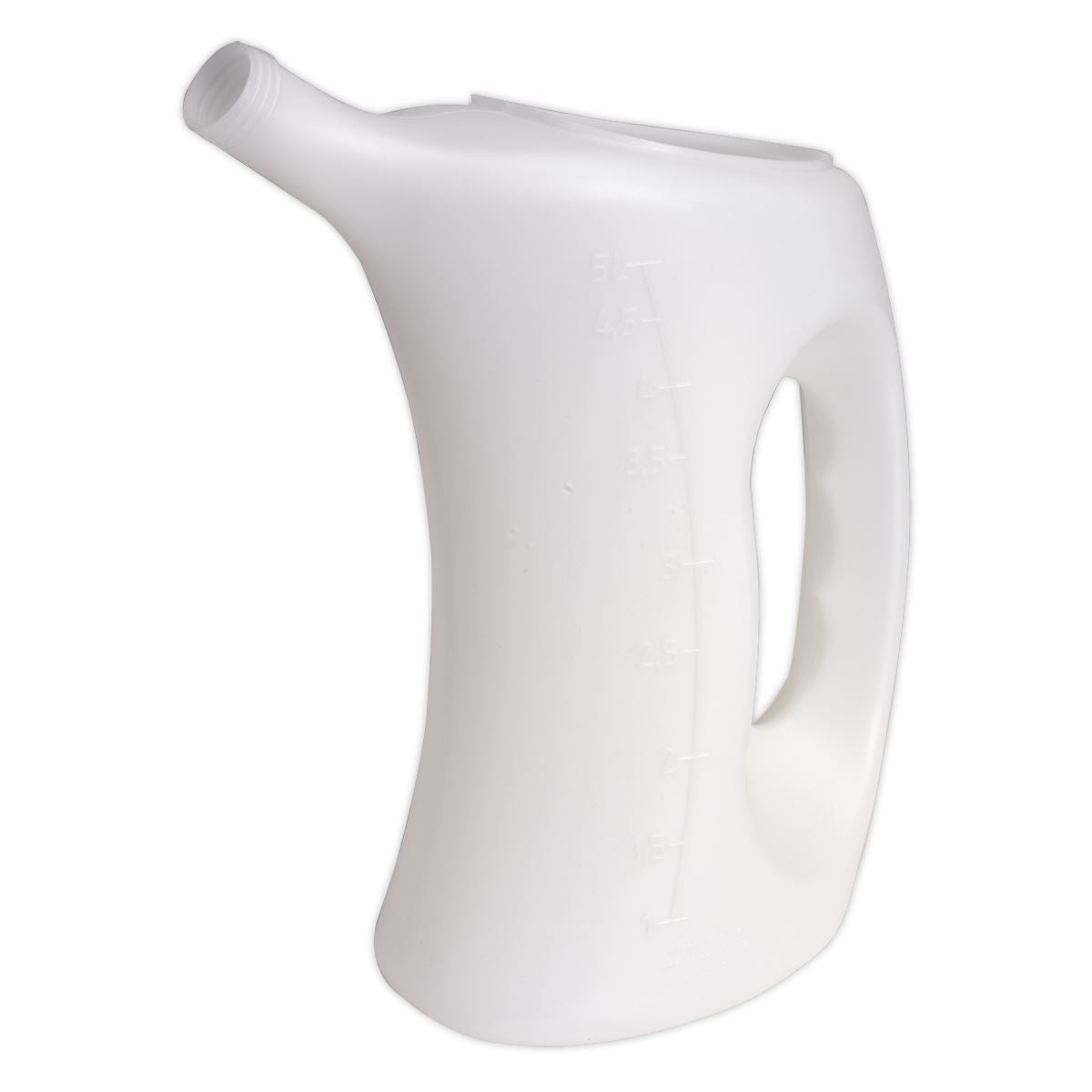 Sealey J5 Measuring Jug with Rigid Spout 5L Sealey
