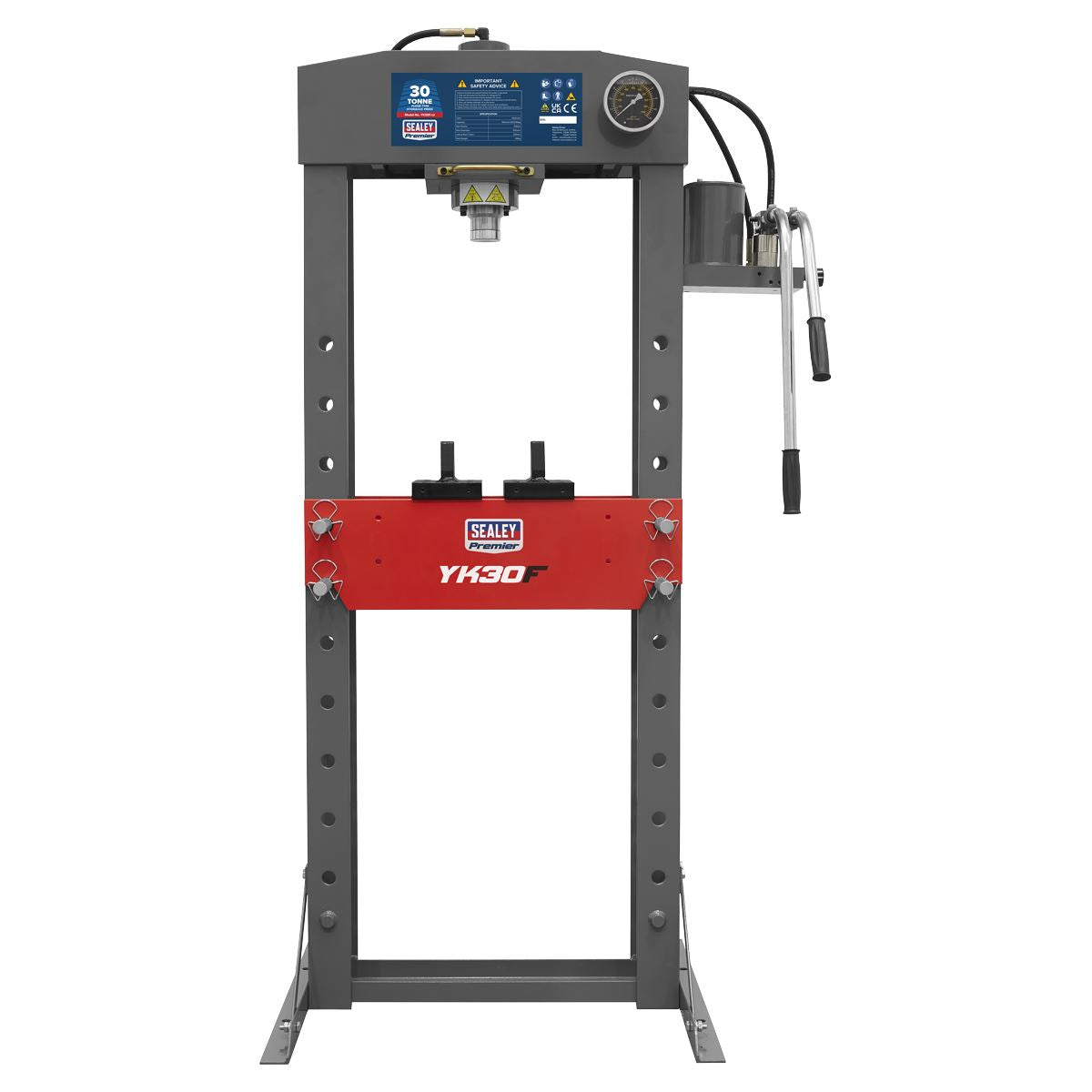 Sealey YK30F Premier Hydraulic Floor Type Press 30 Tonne Sealey