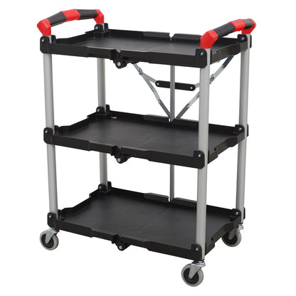 Sealey CX314 Folding Workshop Trolley 3-Level Sealey