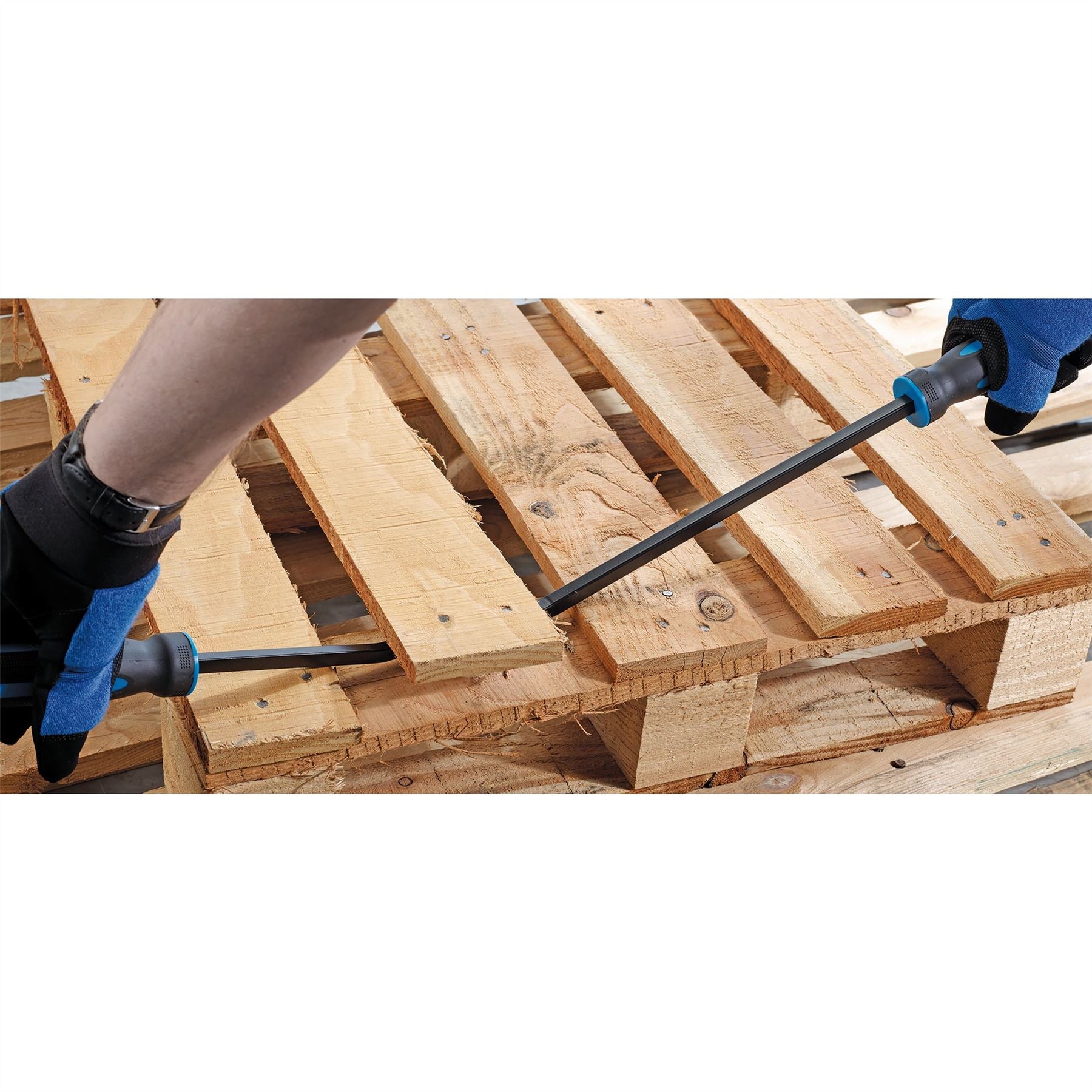 Draper 92034 Pound Thru' Soft Grip Pry Bar Set 4 Piece Draper