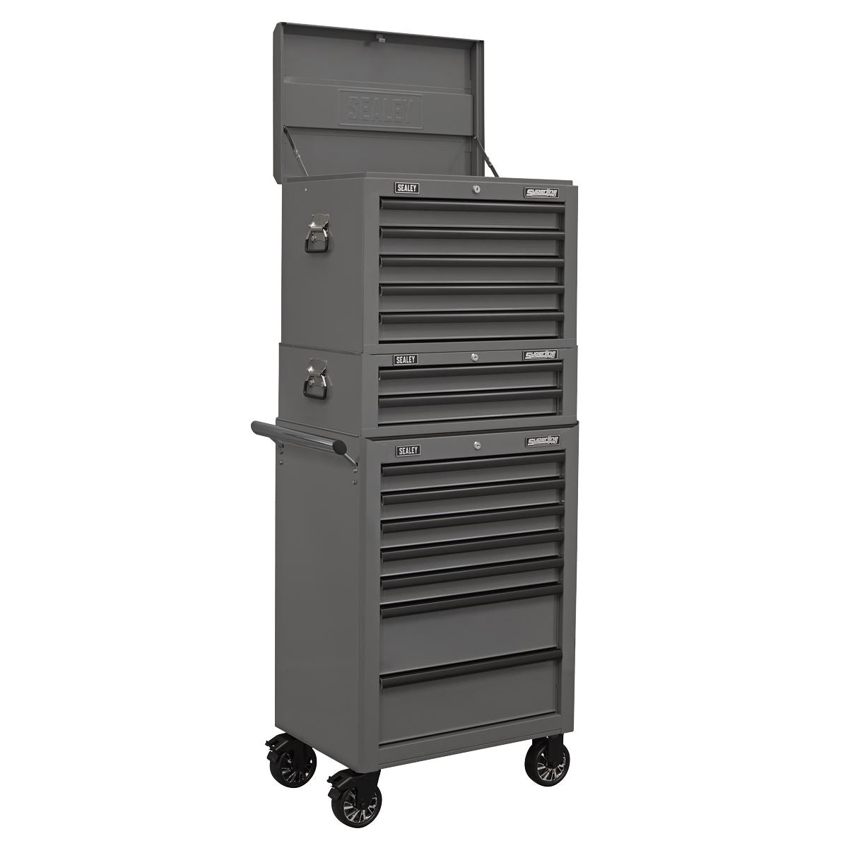 Sealey AP26059TG Topchest 5 Drawer with Ball-Bearing Slides - Grey/Black Sealey